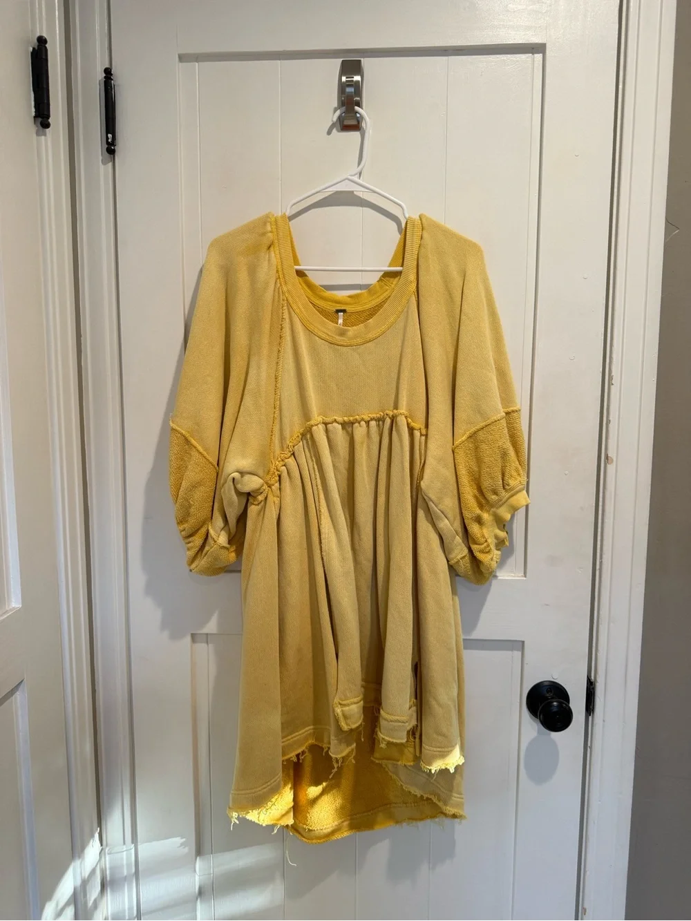 Free People Yellow Mini Dress